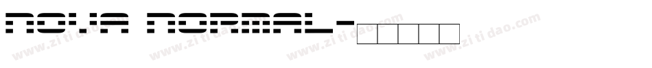 Nova Normal字体转换